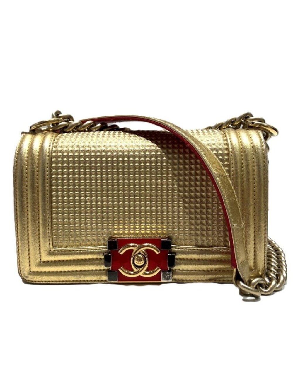 Chanel Boy 20 Small Shoulder Bag Leather